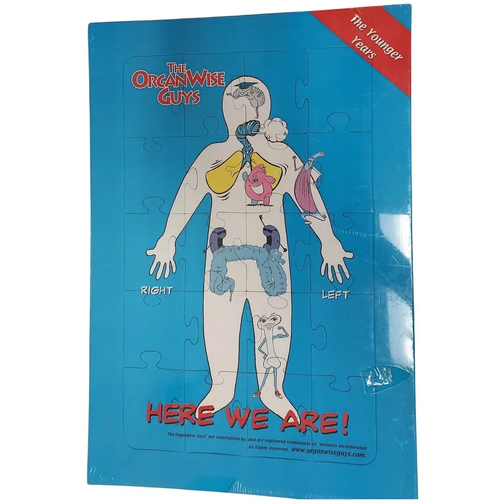 OrganWise Guys Kids Puzzle Educational Toy Anatomy Body Parts The Younger Years